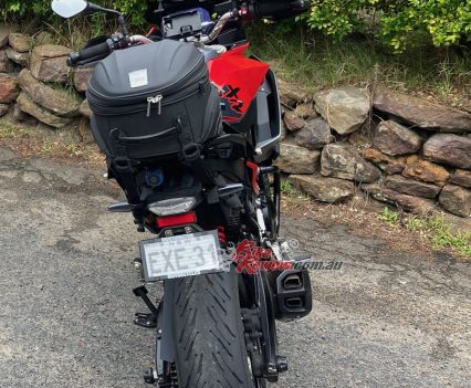 The F 900 XR has the full system, front and rear HD cameras, it's own ECU and the mirror LEDS.