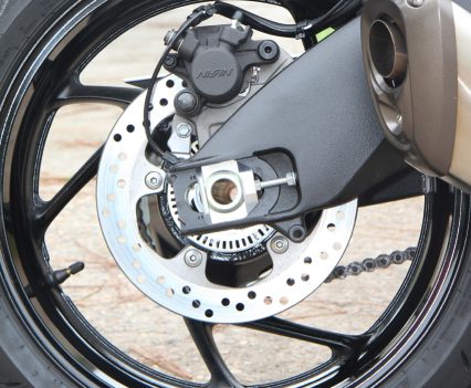 Nissin single piston caliper.