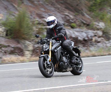 The GSX wasn't overly happy to be ridden at anything under full throttle.