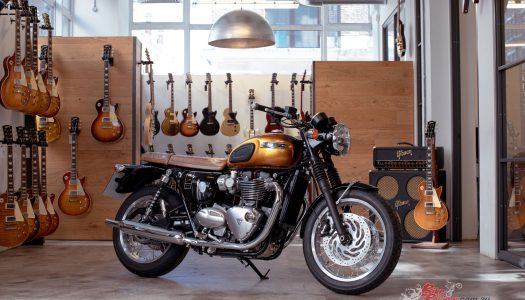 DGR 2022 Triumph T120 & Gibson Guitar Fundraiser Prize Unveiled