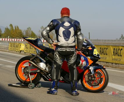 It was time for Chris to rock up to Cataluyna for three laps of glory on one of the most important motorcycles to exist...