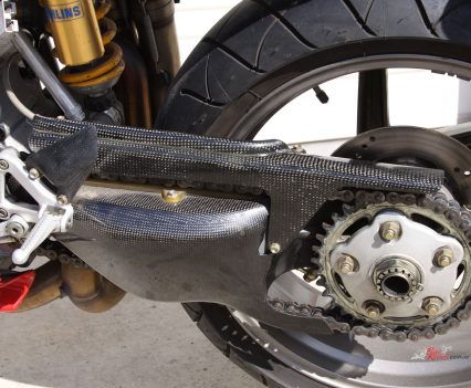 Trademark single-sided swingarm