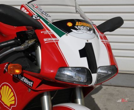 Number #1 for Carl Fogarty.