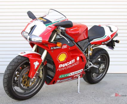 This Ducati 996 Foggy was bought brand new in 1999 for $40k AUD.