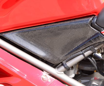 Carbon-fibre airbox. Nice!