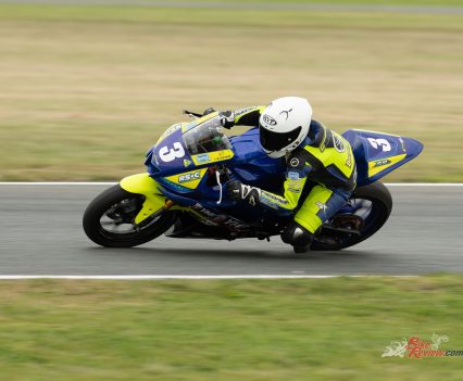 At the start of race one, the question was whether Dunker could sneak off and not tow anyone around for the 10 lap journey