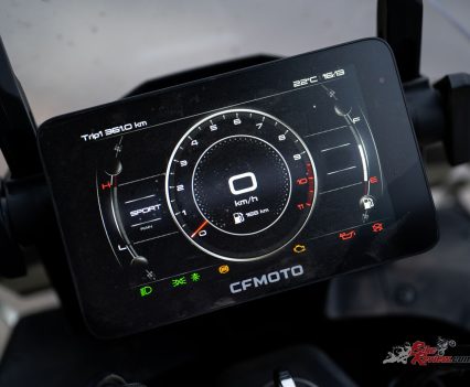 Displaying all the important info clearly while offering Bluetooth connectivity.