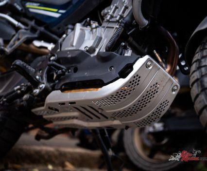 The metal sump guard may need an upgrade soon!