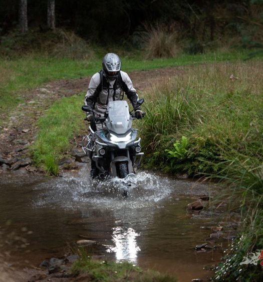 The 800MT was seriously put through its paces and came out the other end unscathed...