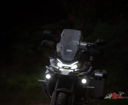 LED DRLs and spotlights.