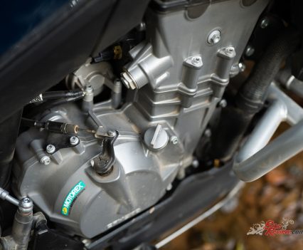 ...and an amazing KTM powerplant all tie the bike together nicely,.