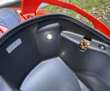 Handy little automatic light so you're not search for your belongings in the dark.