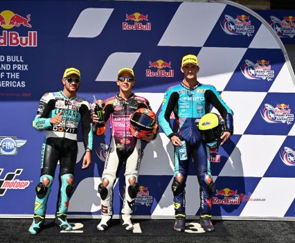 The Moto 3 Grid At COTA.