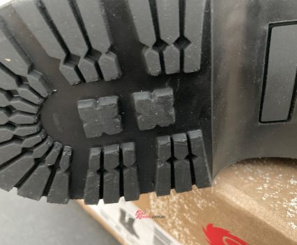 Rubber soles with plenty of grip.