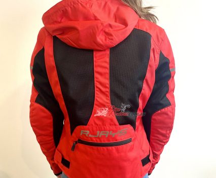 Hoodie to keep your hair dry in the rain!