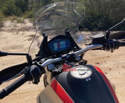 Plenty of comfort with the wide bars.