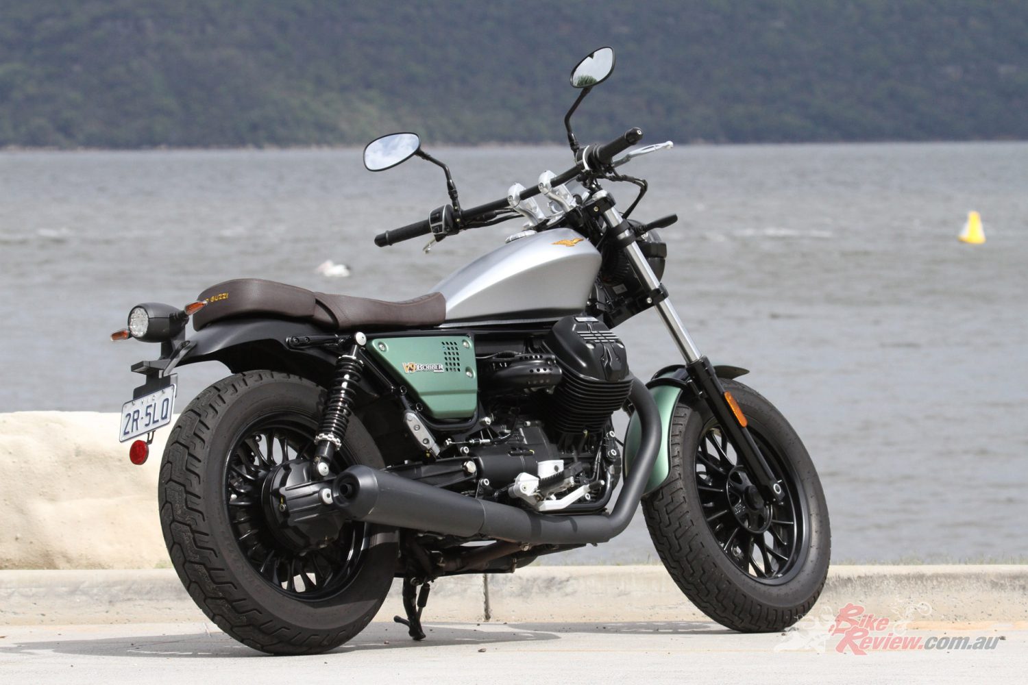 Jeff mentioned that the D404 Dunlops weren't the best. Causing the bike to weave and overheat a bit...