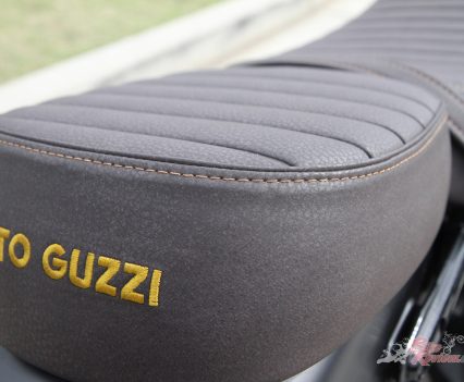 Special edition brown seat.