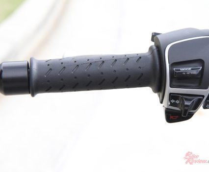 Right hand switches.