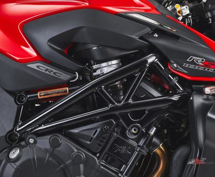 CrMo Steel tubular trellis.