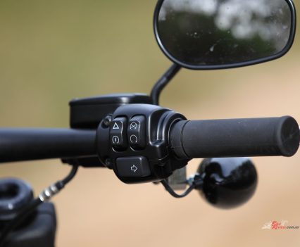 Right hand switches.