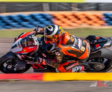 Early on, it wasn’t funny, but it was certainly entertaining as the leading duo in the championship were also the leading duo in race three.