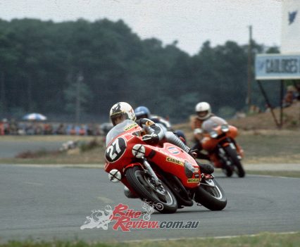 Bourgeois/Mandracci pulled out of the 1975 Bol d'Or after eight hours with irreparable rear end problems.