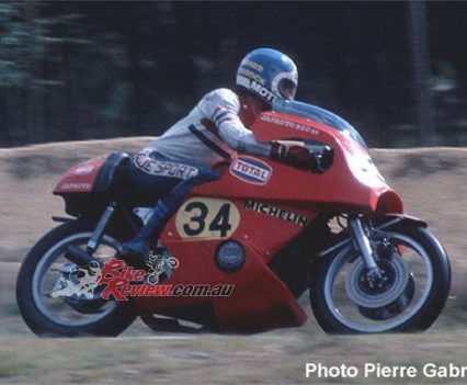 Gerard Debrock en route to victory at the 1972 Bol d'Or. Imagine what would have been if he had just been paid the right amount.