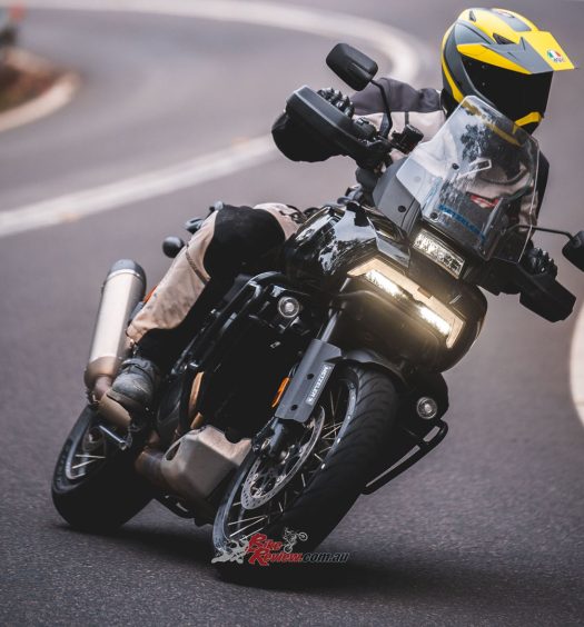 "I think the V-Twin motor is the star of Harley’s first attempt at an adventure bike and really amplifies the riding pleasure."