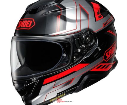 Starting off the new colour schemes is the GT-Air II Aperture TC-1 Red for an RRP of $1149.90...