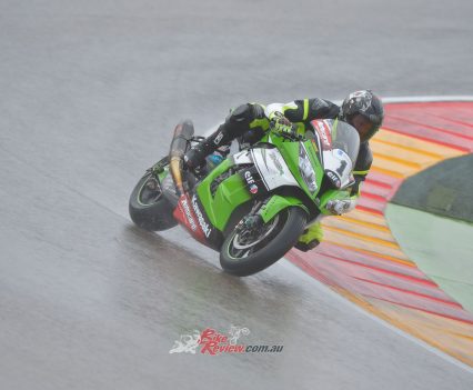 "Unfortunately I got the ‘IN’ board but one of the few times in the wet I wanted to actually keep going because they have done such a great job with the bike."