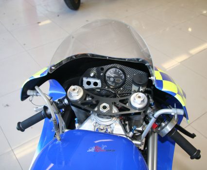 It had been set-up to accommodate taller riders too.