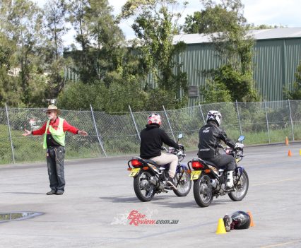 NSW motorcycle learners course.