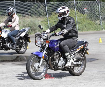 NSW motorcycle learners course.