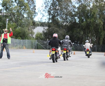 NSW motorcycle learners course.