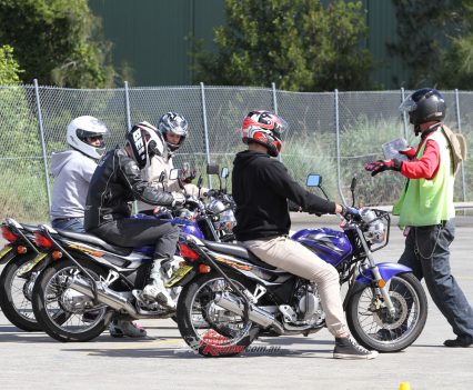 NSW motorcycle learners course.