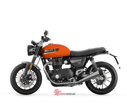 2023 Triumph Speed Twin 1200 Matt Baja Orange.