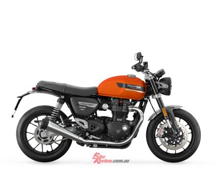 2023 Triumph Speed Twin 1200 Matt Baja Orange.
