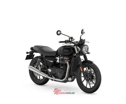 2023 Triumph Speed Twin 900 Jet Black.