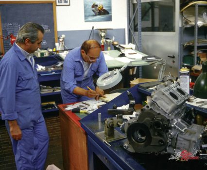 The brains behind the glorious V592 powerplant.