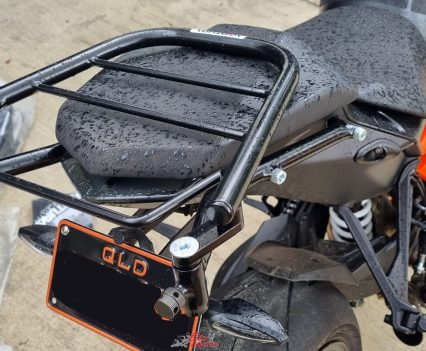 Forward facing Ventura luggage rack.