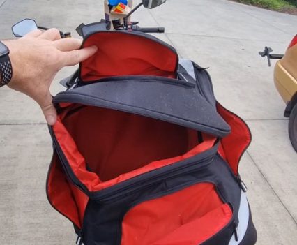 40L of luggage space!