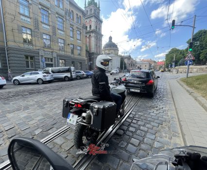 Riding through Europe to get to Ukraine...