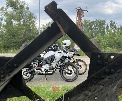 Nerve-wrecking experience riding into a war-zone.