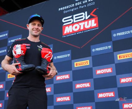 Signed boots from six-time Champion Jonathan Rea (Kawasaki Racing Team WorldSBK) were sold for $1650.