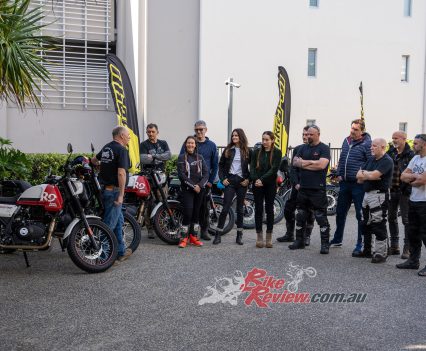 The Scram 411 launch was held out of Kingscliff and Ballina, NSW, as well as Queensland Moto Park.