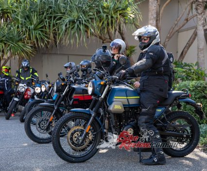 AJ chose the Sky Blue colours. He had a ball on road and on a scrambles track.