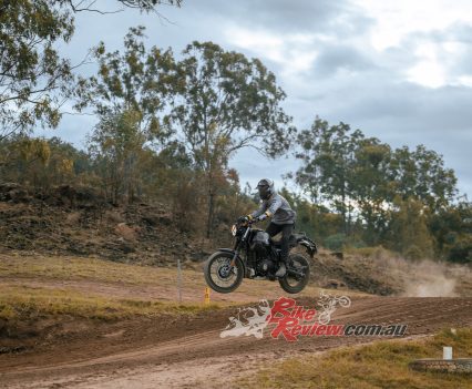 Josh Farrell was on hand with a mildly modified Scram 411 complete with Staintune exhaust