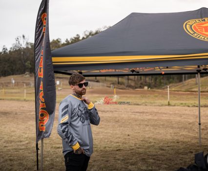 Josh Farrell was on hand with a mildly modified Scram 411 complete with Staintune exhaust