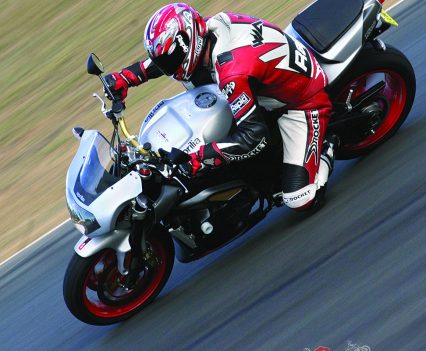 Eastern Creek, 2005, on the Tuono...